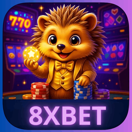 Imagem promocional da 8XBET mostrando a plataforma e suas vantagens